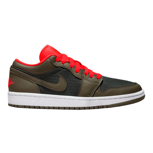Nike Air Jordan 1 Low SE Newsprint Olive Grey (W)