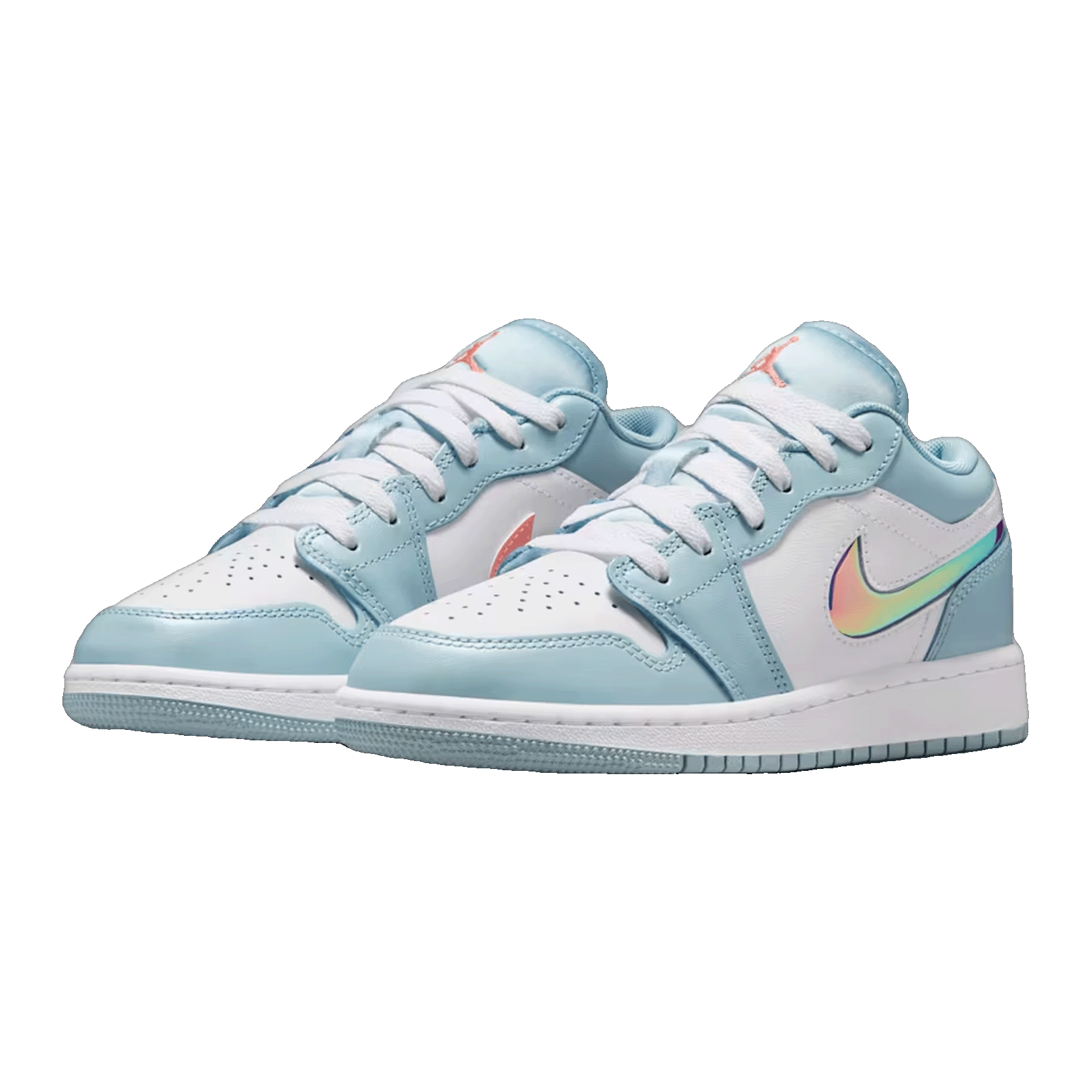 Nike Air Jordan 1 Low SE Ocean Bliss White (GS) Side IM4422-400