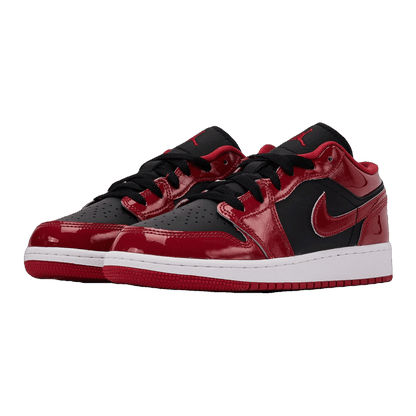 Nike Air Jordan 1 Low SE Patent Bred Toe (GS) Side