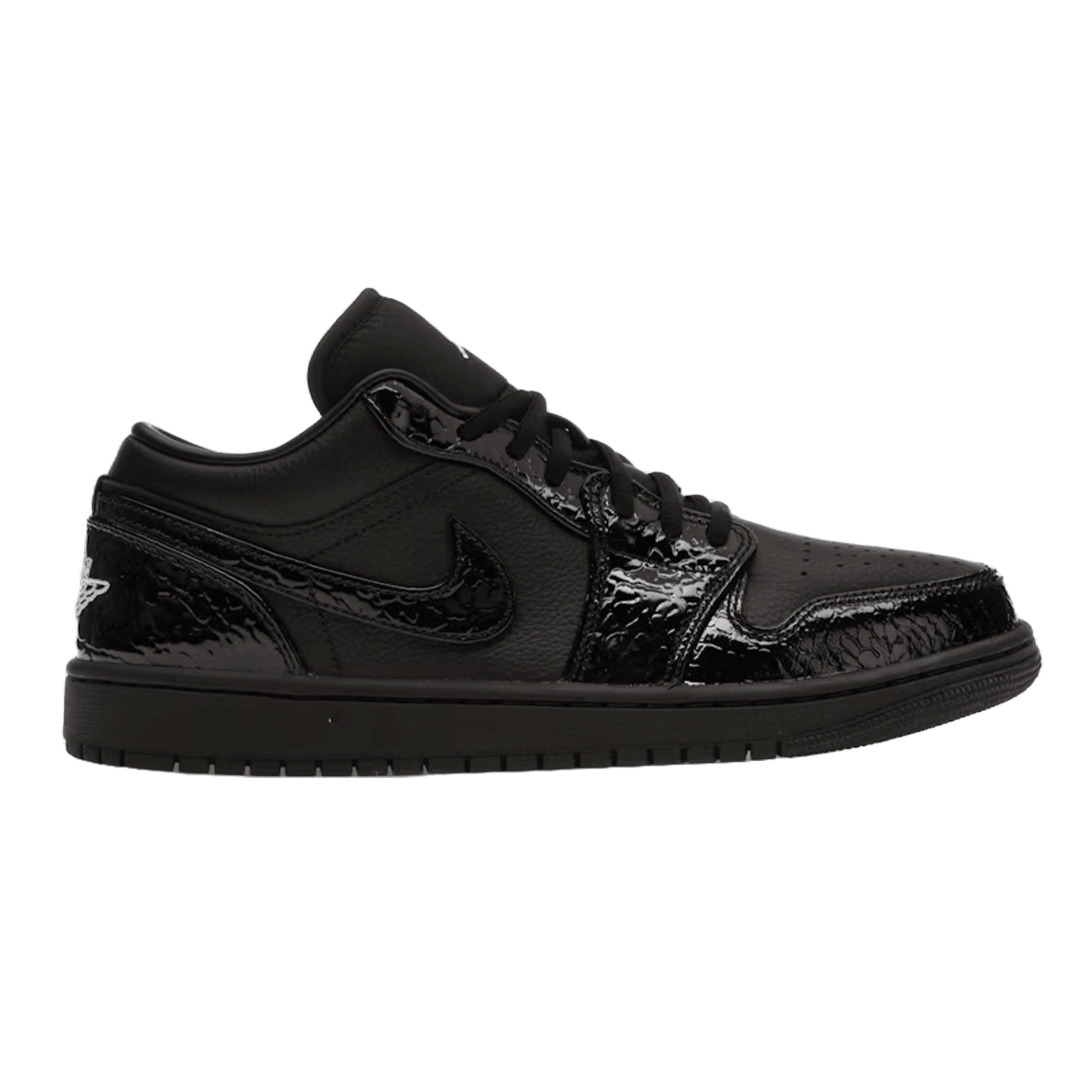 Nike Air Jordan 1 Low SE Patent Elephant Black (W)