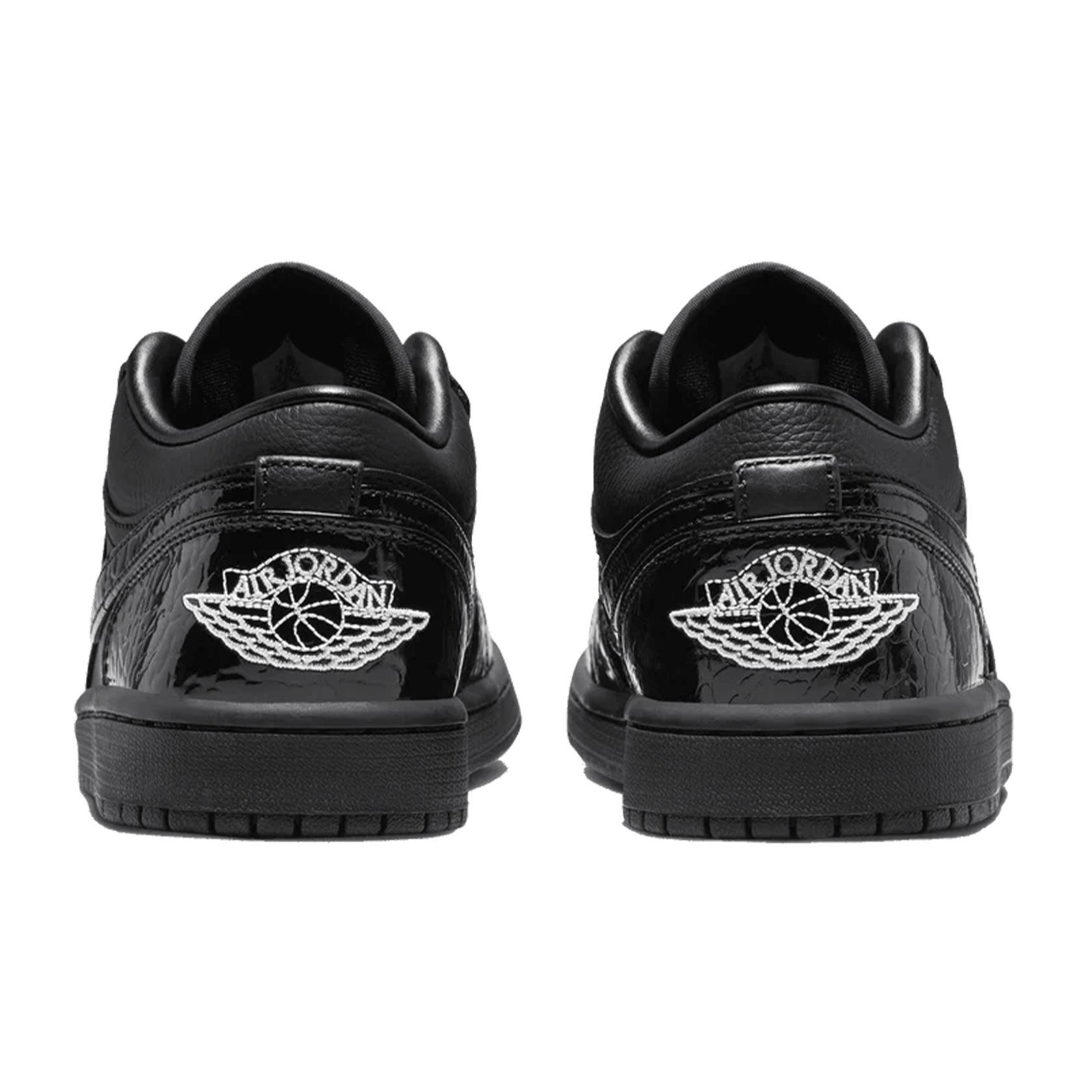 Nike Air Jordan 1 Low SE Patent Elephant Black (W) Back