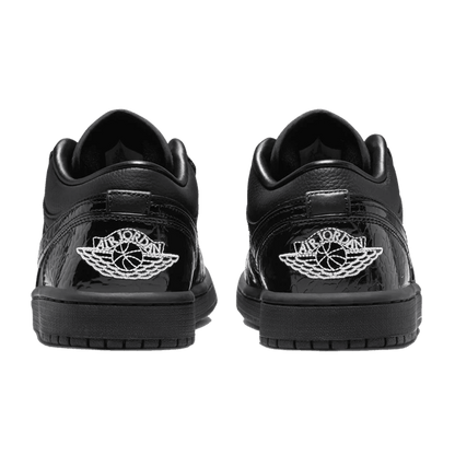 Nike Air Jordan 1 Low SE Patent Elephant Black (W) Back