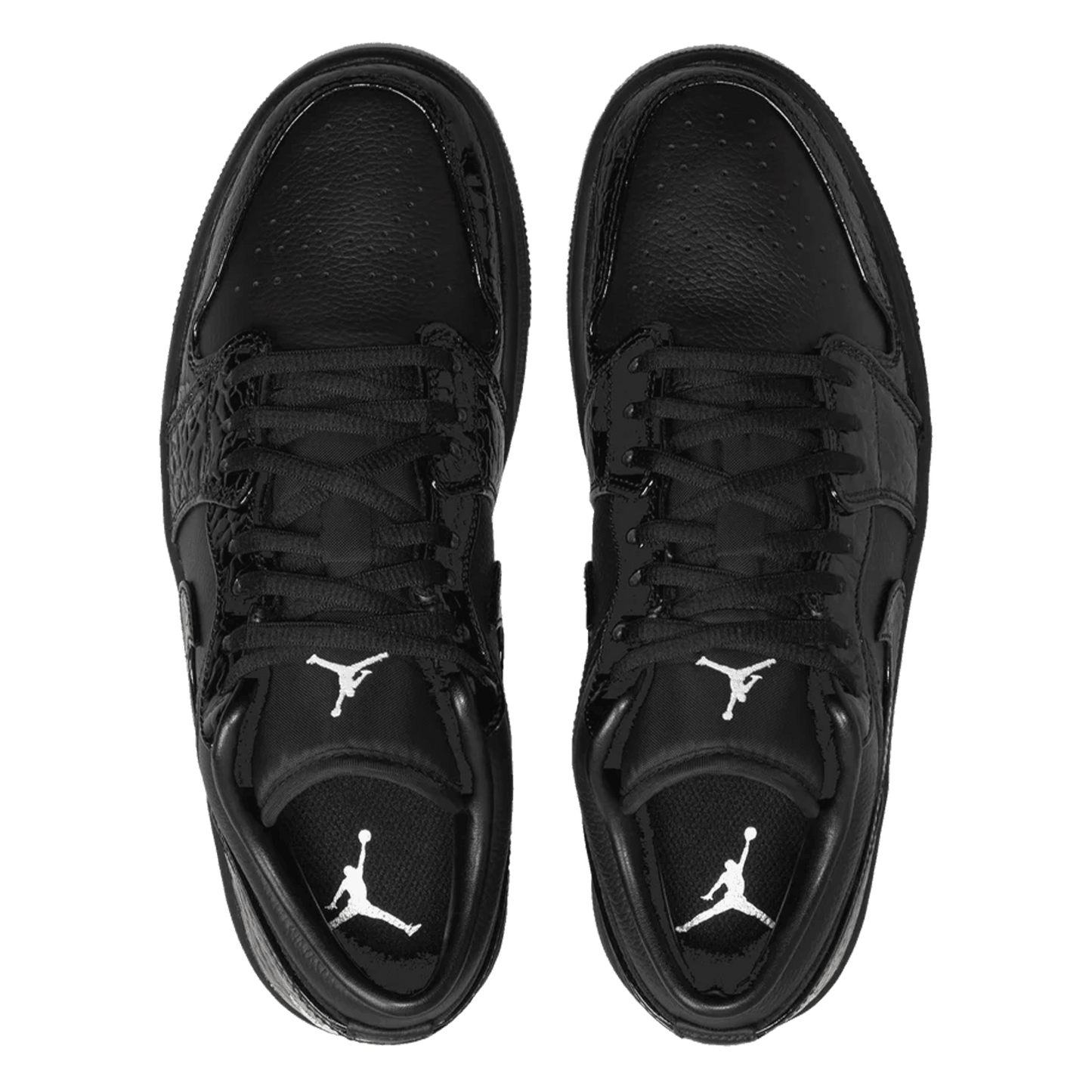 Nike Air Jordan 1 Low SE Patent Elephant Black (W) Oben