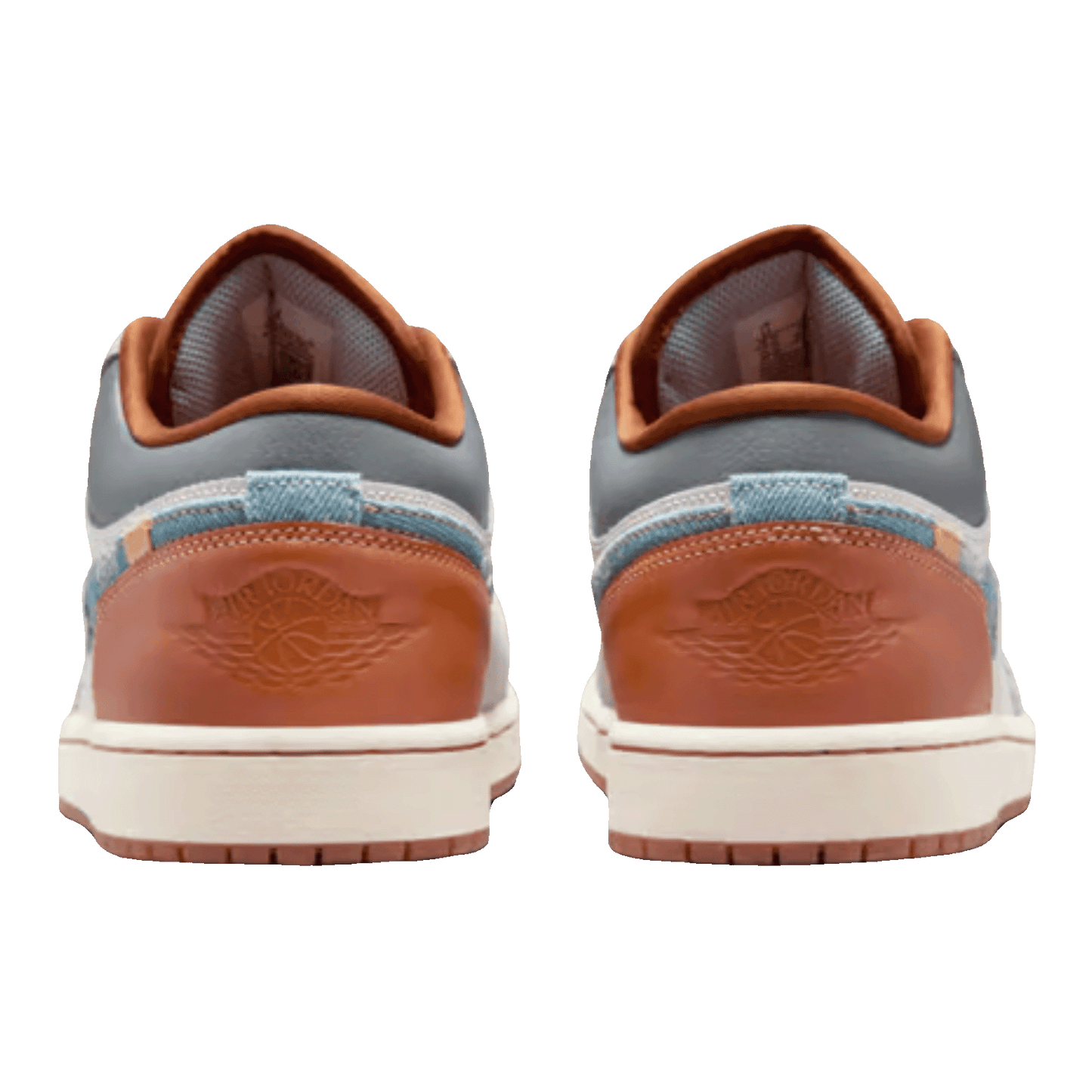 Nike Air Jordan 1 Low SE Phantom Repaired Denim Swoosh Back FZ5042-041