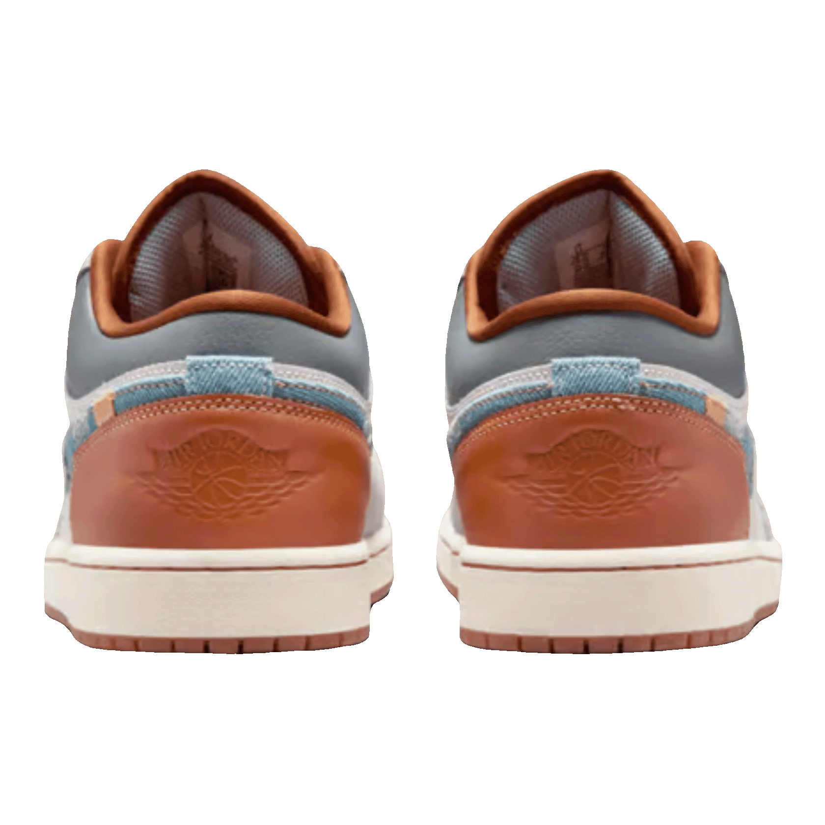 Nike Air Jordan 1 Low SE Phantom Repaired Denim Swoosh Back FZ5042-041