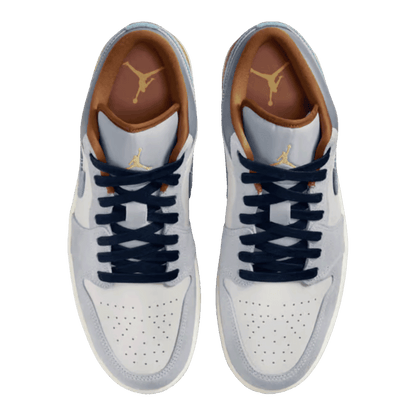 Nike Air Jordan 1 Low SE Phantom Repaired Denim Swoosh Oben FZ5042-041