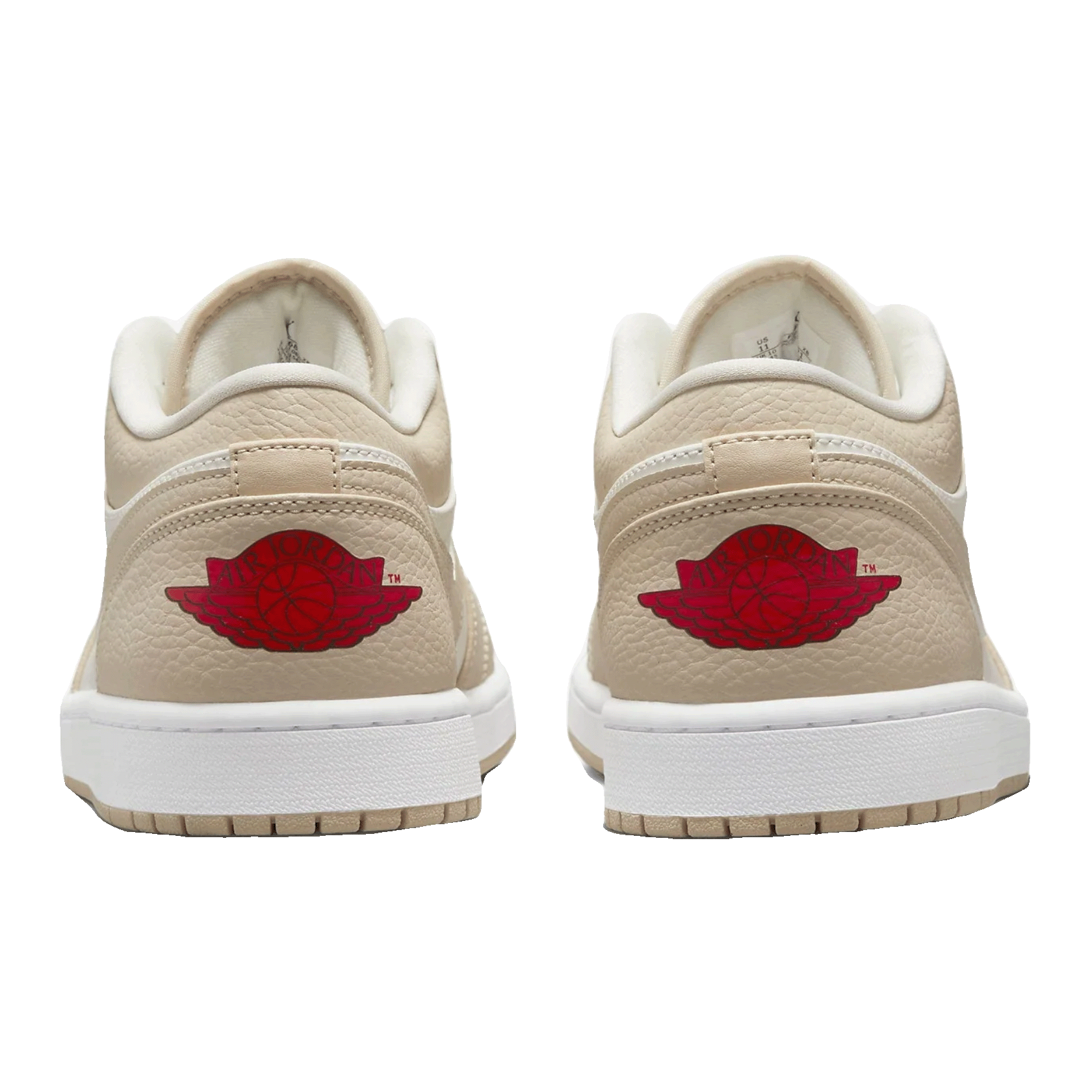 Nike Air Jordan 1 Low SE Sail Rattan University Red Back