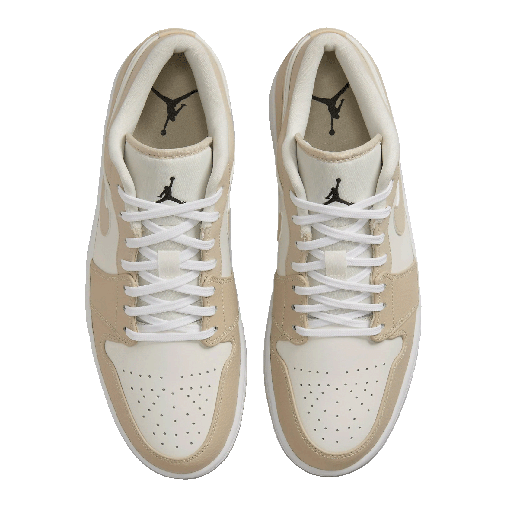Nike Air Jordan 1 Low SE Sail Rattan University Red Oben