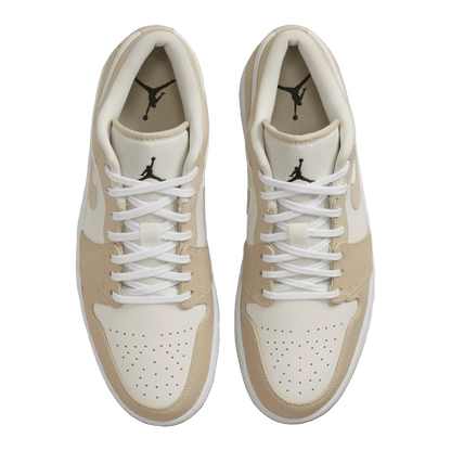 Nike Air Jordan 1 Low SE Sail Rattan University Red Oben