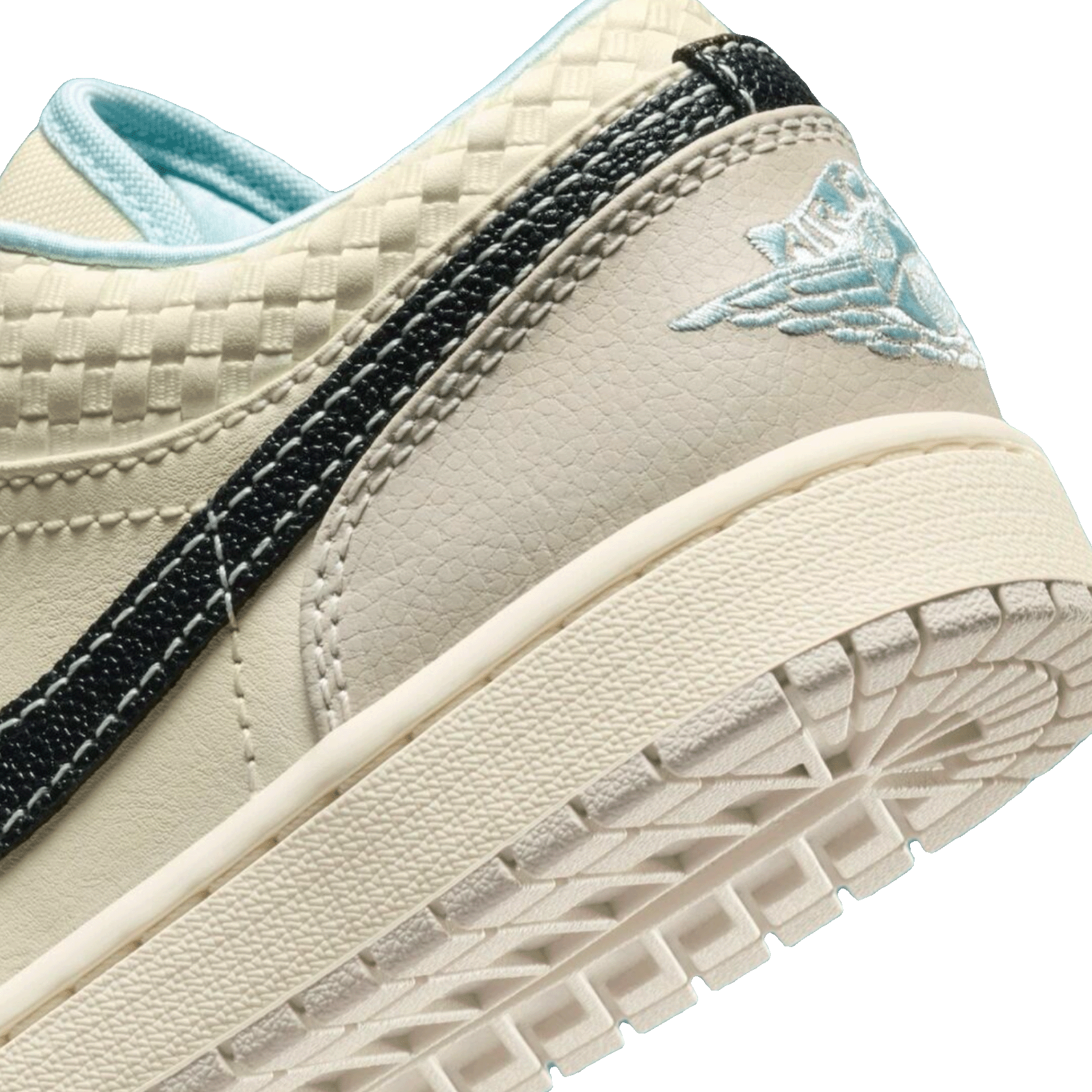 Nike Air Jordan 1 Low SE Sanddrift Glacier Blue (W) Detail