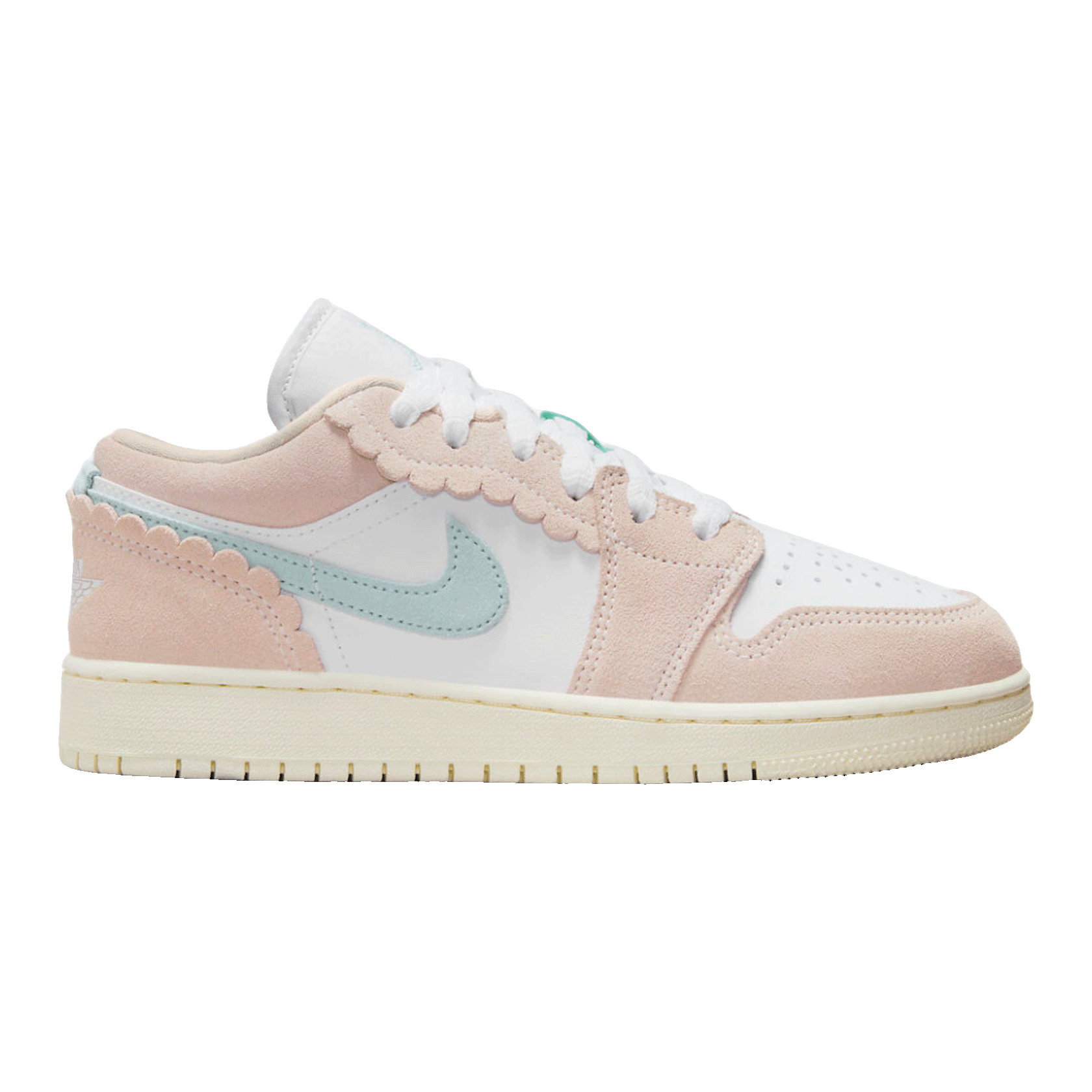 Nike Air Jordan 1 Low SE Scalloped Edge Guava Ice (GS)