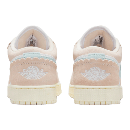 Nike Air Jordan 1 Low SE Scalloped Edge Guava Ice (GS) Back