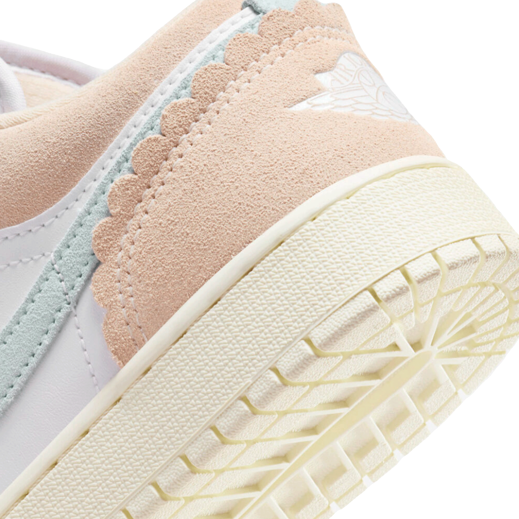 Nike Air Jordan 1 Low SE Scalloped Edge Guava Ice (GS) Detail