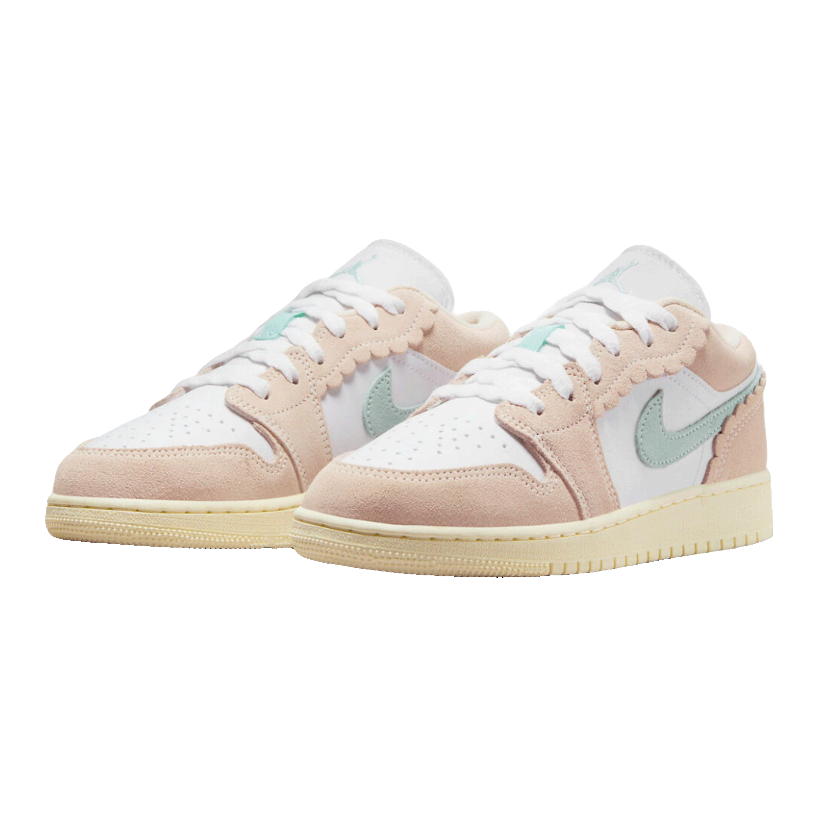 Nike Air Jordan 1 Low SE Scalloped Edge Guava Ice (GS) Side