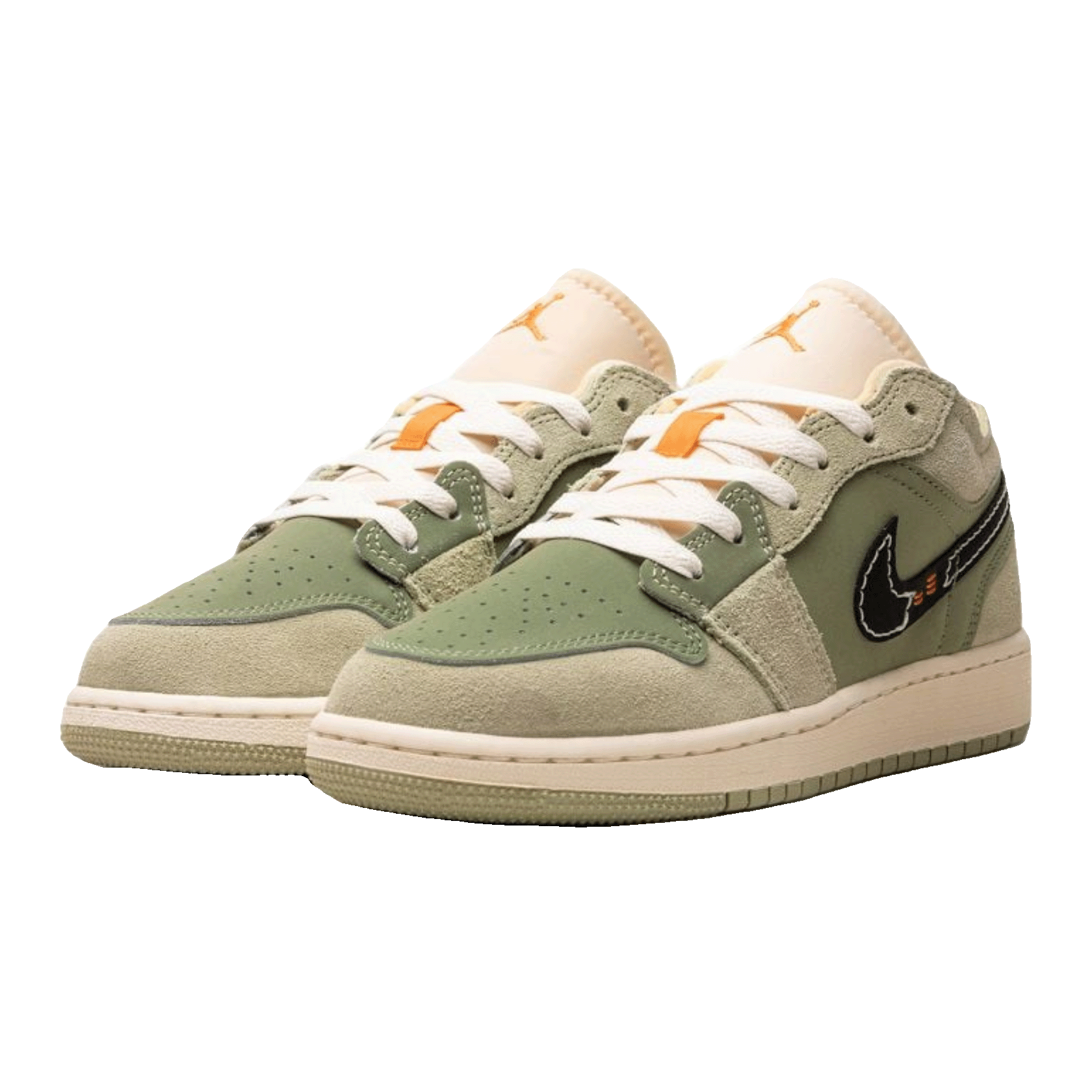 Nike Air Jordan 1 Low SE Sky J Light Olive (GS) Side