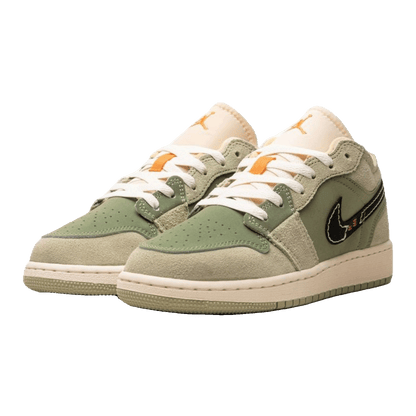 Nike Air Jordan 1 Low SE Sky J Light Olive (GS) Side
