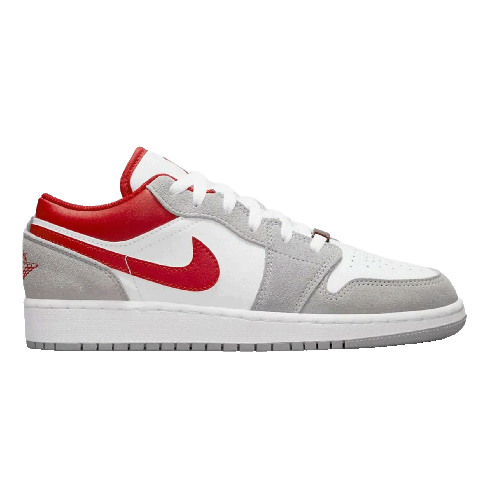 Nike Air Jordan 1 Low SE Smoke Grey Gym Red (GS)