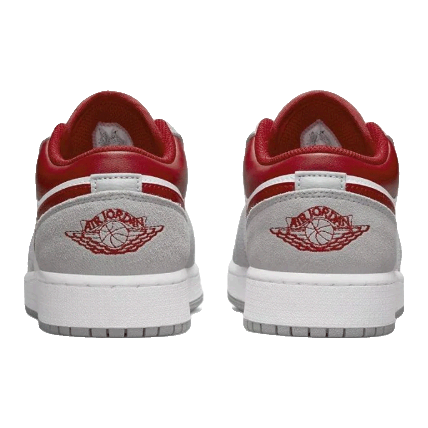 Nike Air Jordan 1 Low SE Smoke Grey Gym Red (GS) Back