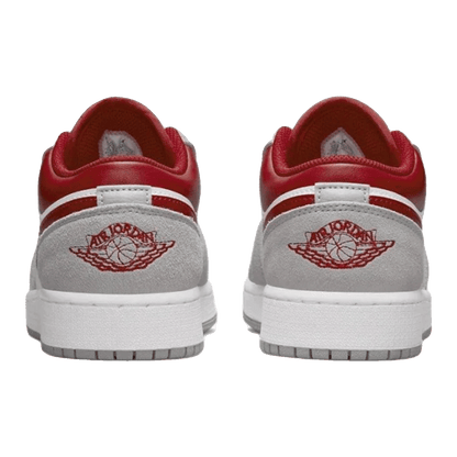 Nike Air Jordan 1 Low SE Smoke Grey Gym Red (GS) Back