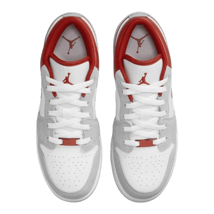 Nike Air Jordan 1 Low SE Smoke Grey Gym Red (GS) Oben