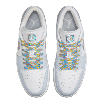 Nike Air Jordan 1 Low SE Tear Away Silver Oben