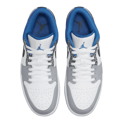 Nike Air Jordan 1 Low SE True Blue (GS) Oben