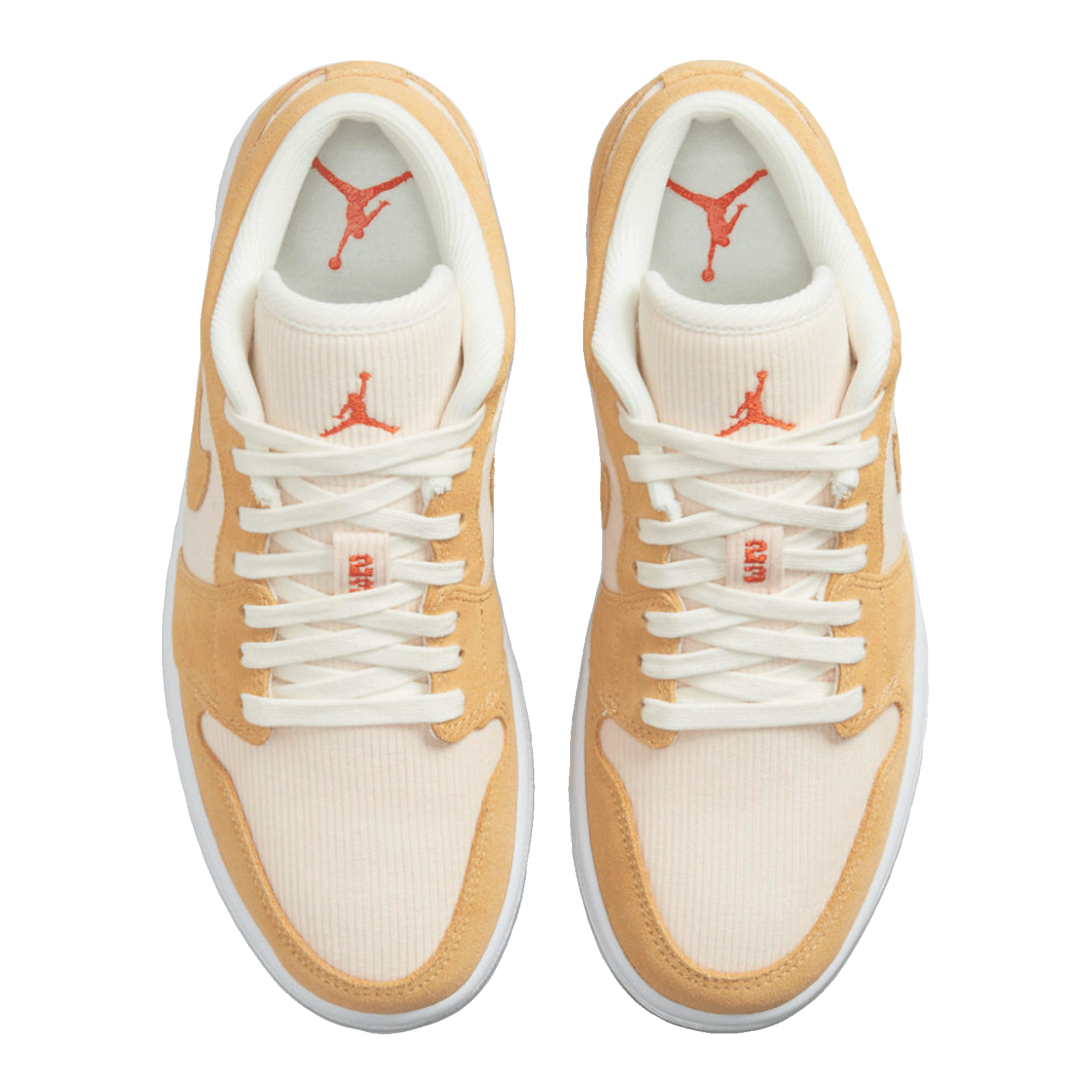 Nike Air Jordan 1 Low SE Twine Orange Quartz Corduroy (W) Oben