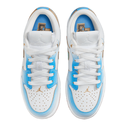 Nike Air Jordan 1 Low SE University Blue Gradient (GS) Oben