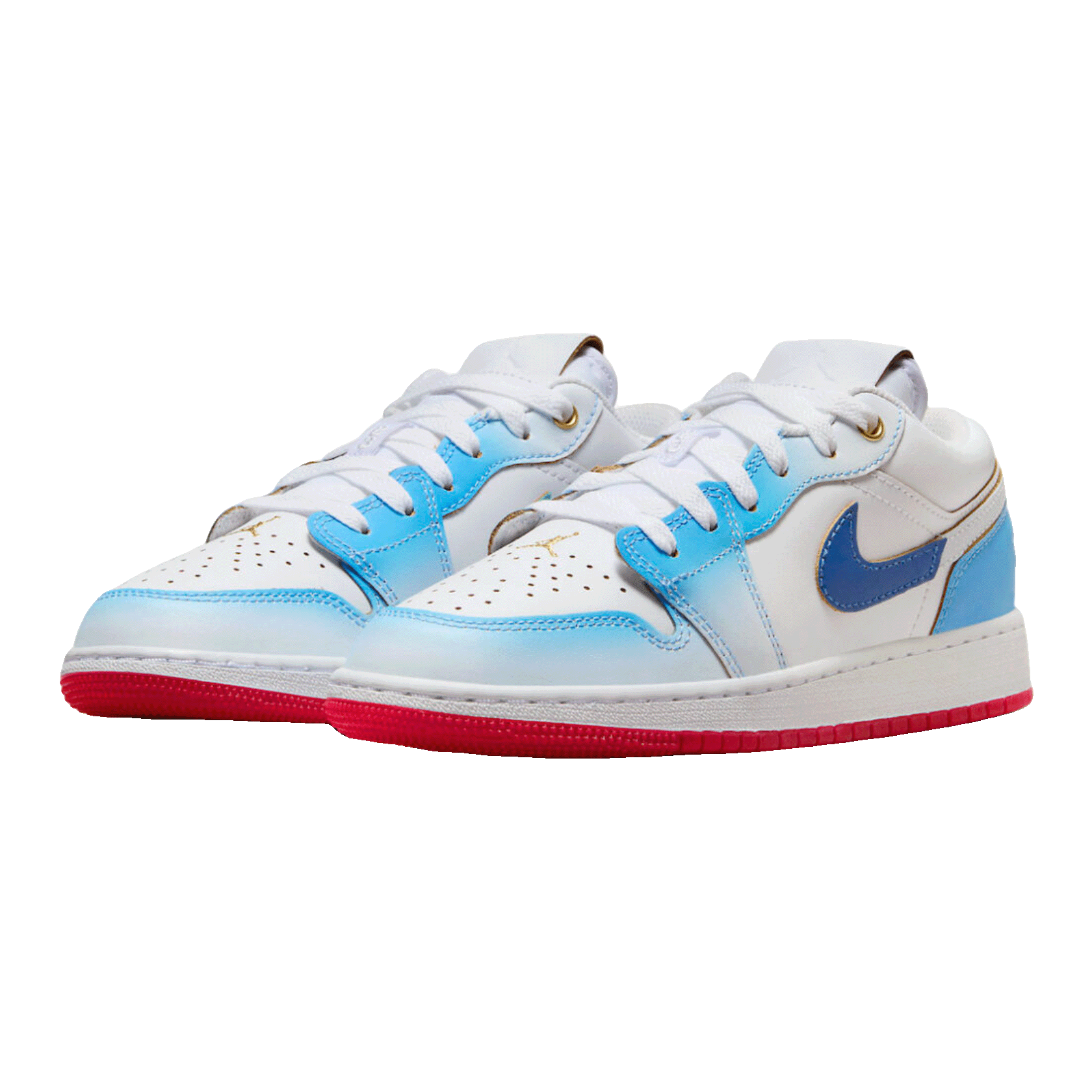 Nike Air Jordan 1 Low SE University Blue Gradient (GS) Side