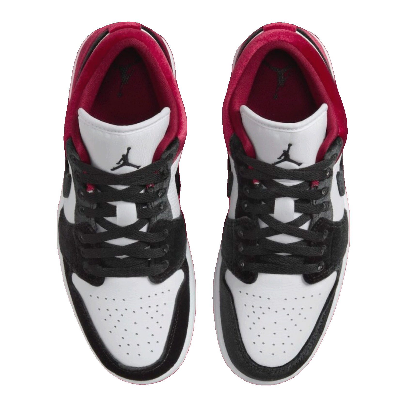 Nike Air Jordan 1 Low SE Velvet Black Toe (W) Oben