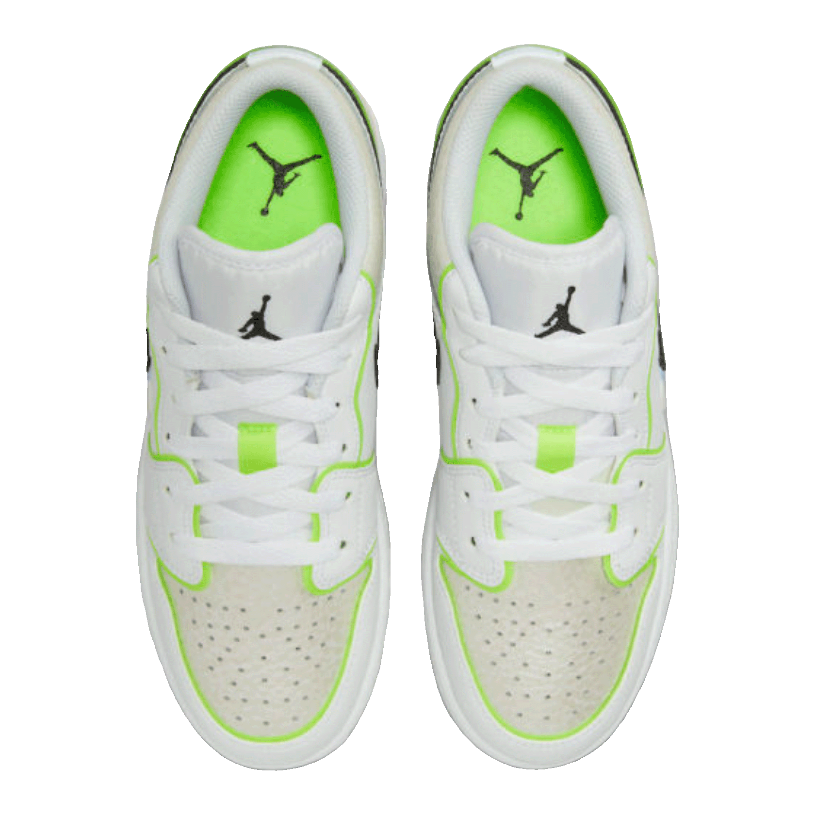 Nike Air Jordan 1 Low SE Warped Swoosh (GS) Oben