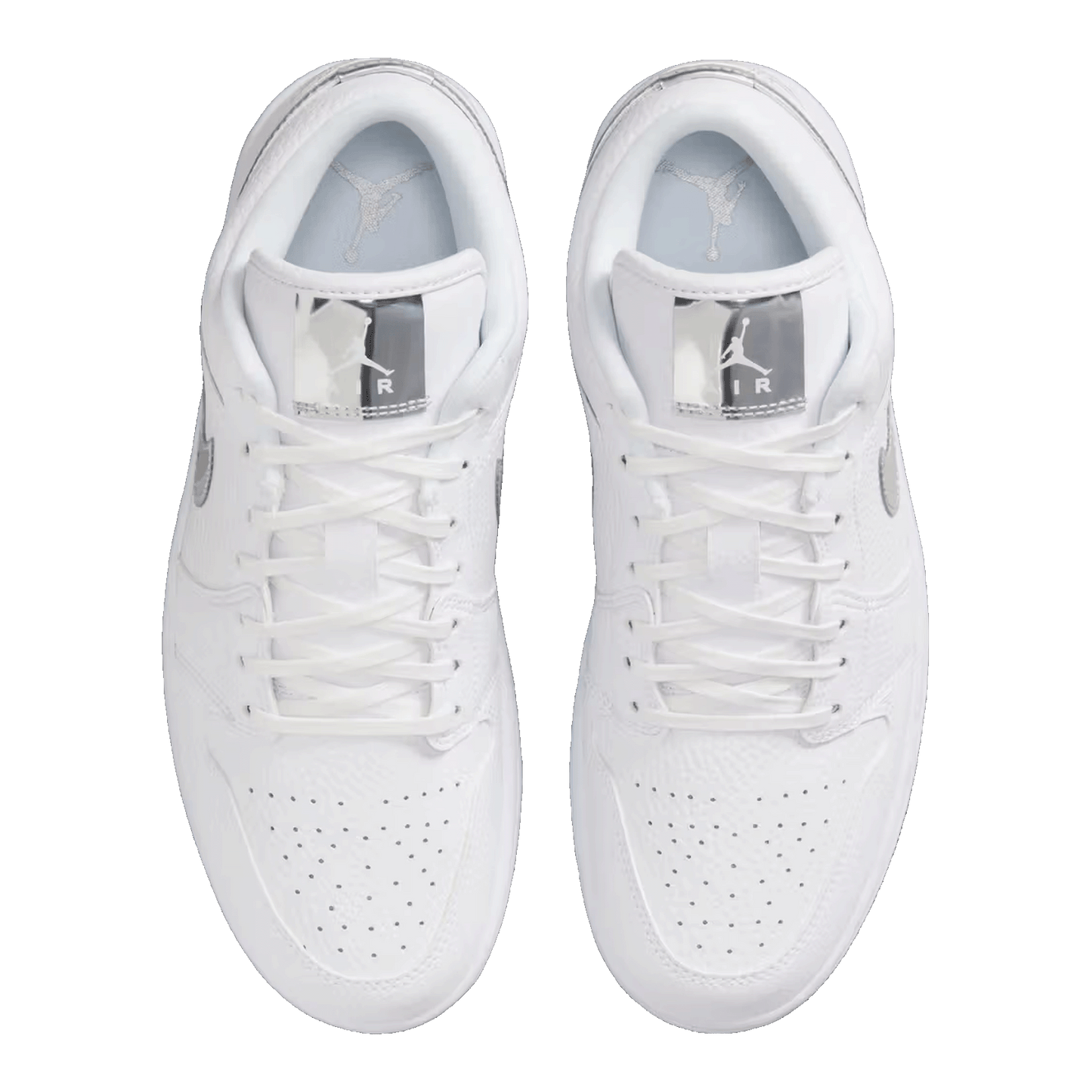Nike Air Jordan 1 Low SE White Metallic Silver (W) Oben IQ9381-100