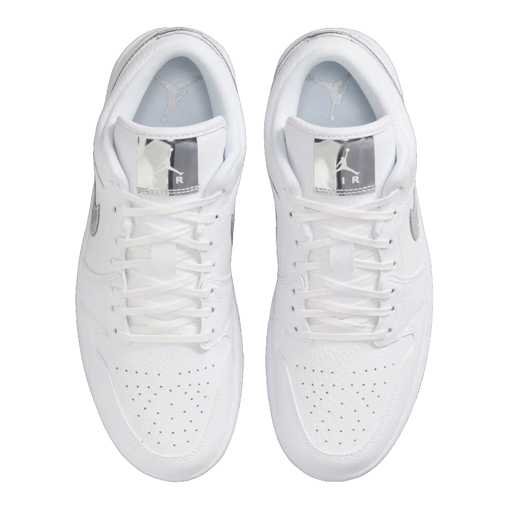 Nike Air Jordan 1 Low SE White Metallic Silver (W) Oben IQ9381-100