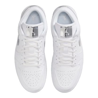 Nike Air Jordan 1 Low SE White Metallic Silver (W) Oben IQ9381-100