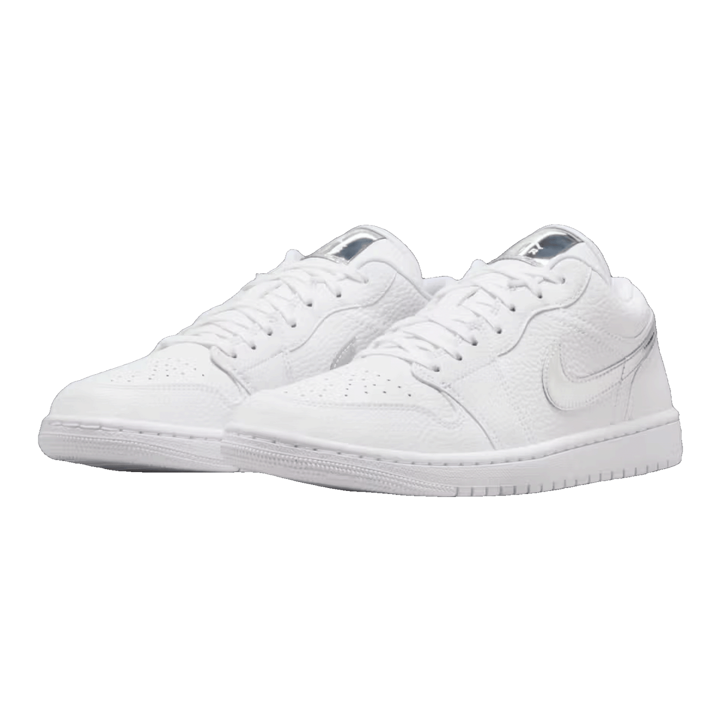 Nike Air Jordan 1 Low SE White Metallic Silver (W) Side IQ9381-100