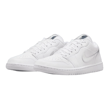 Nike Air Jordan 1 Low SE White Metallic Silver (W) Side IQ9381-100