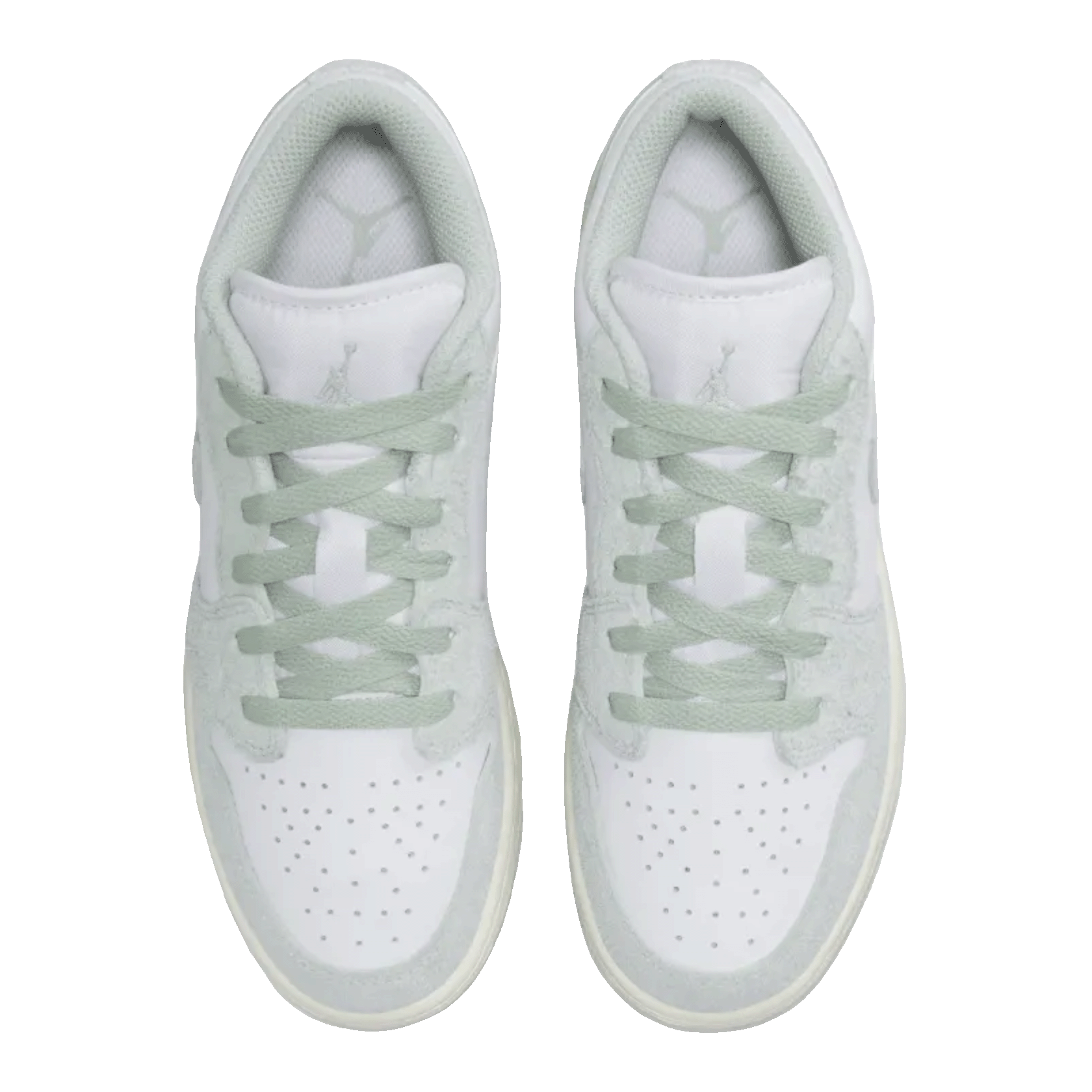 Nike Air Jordan 1 Low SE White Seafoam (GS) Oben