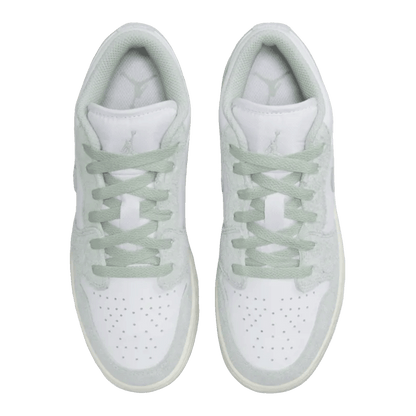 Nike Air Jordan 1 Low SE White Seafoam (GS) Oben