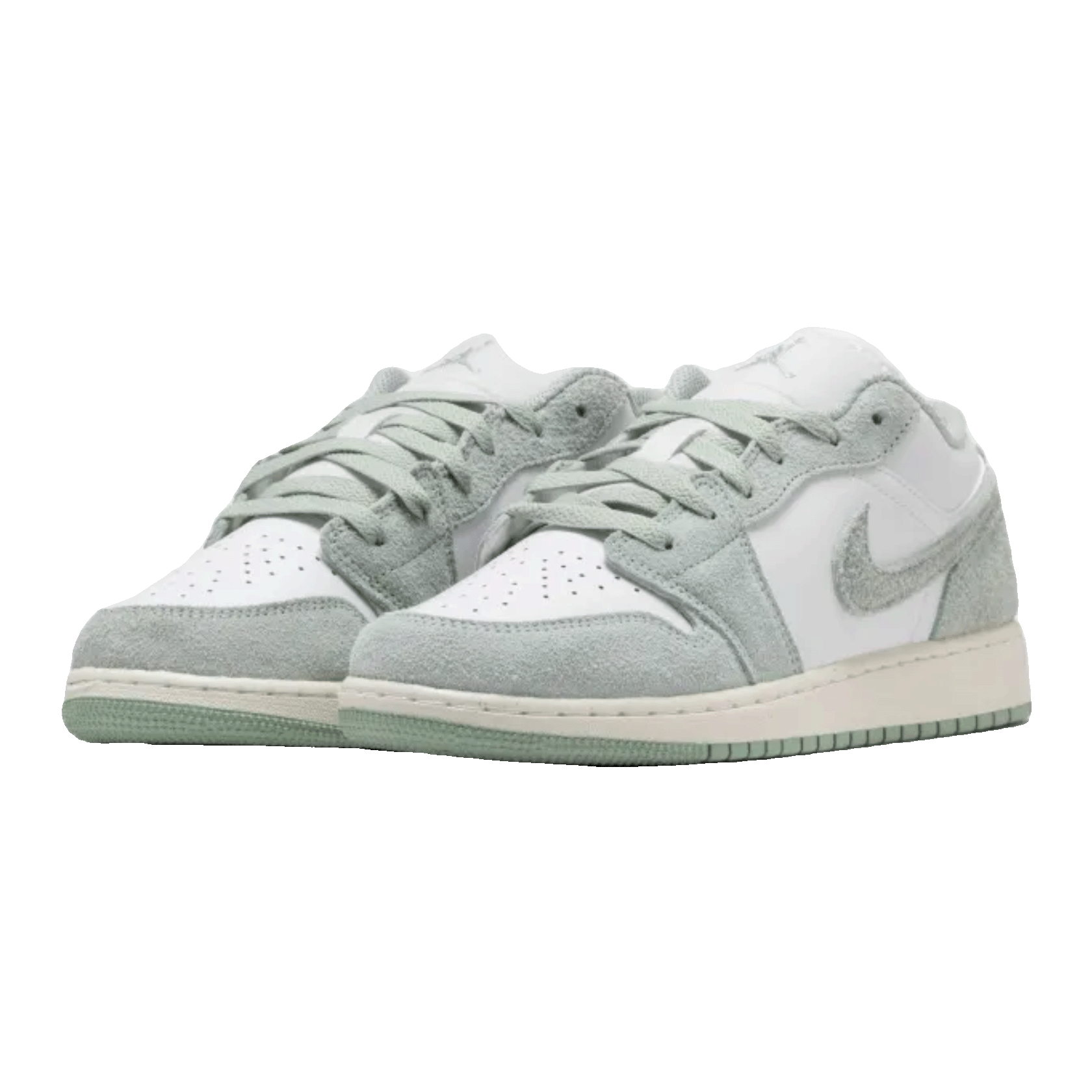 Nike Air Jordan 1 Low SE White Seafoam (GS) Side