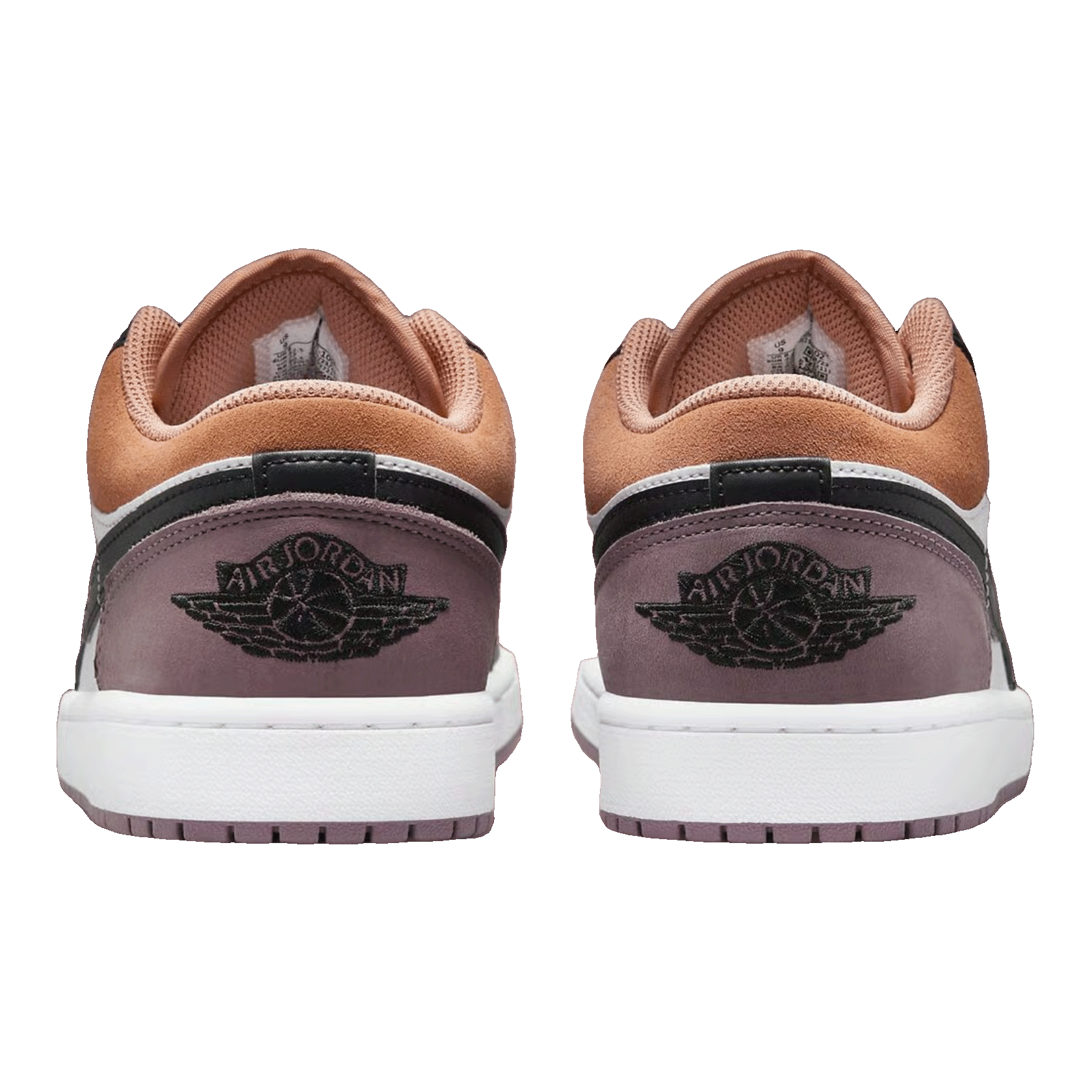 Nike Air Jordan 1 Low SE White Sky J Orange Sky J Mauve Black (GS) Back
