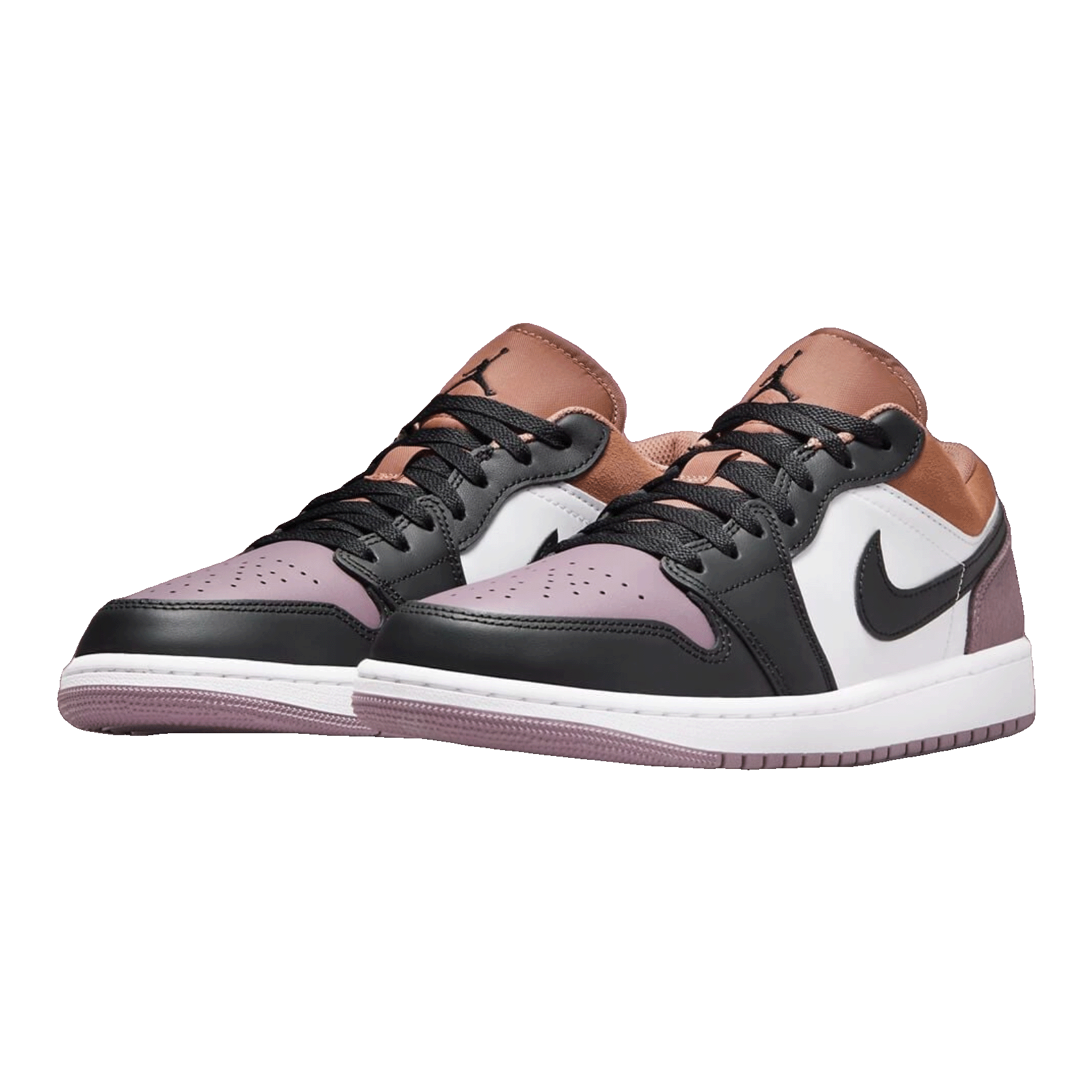 Nike Air Jordan 1 Low SE White Sky J Orange Sky J Mauve Black (GS) Side