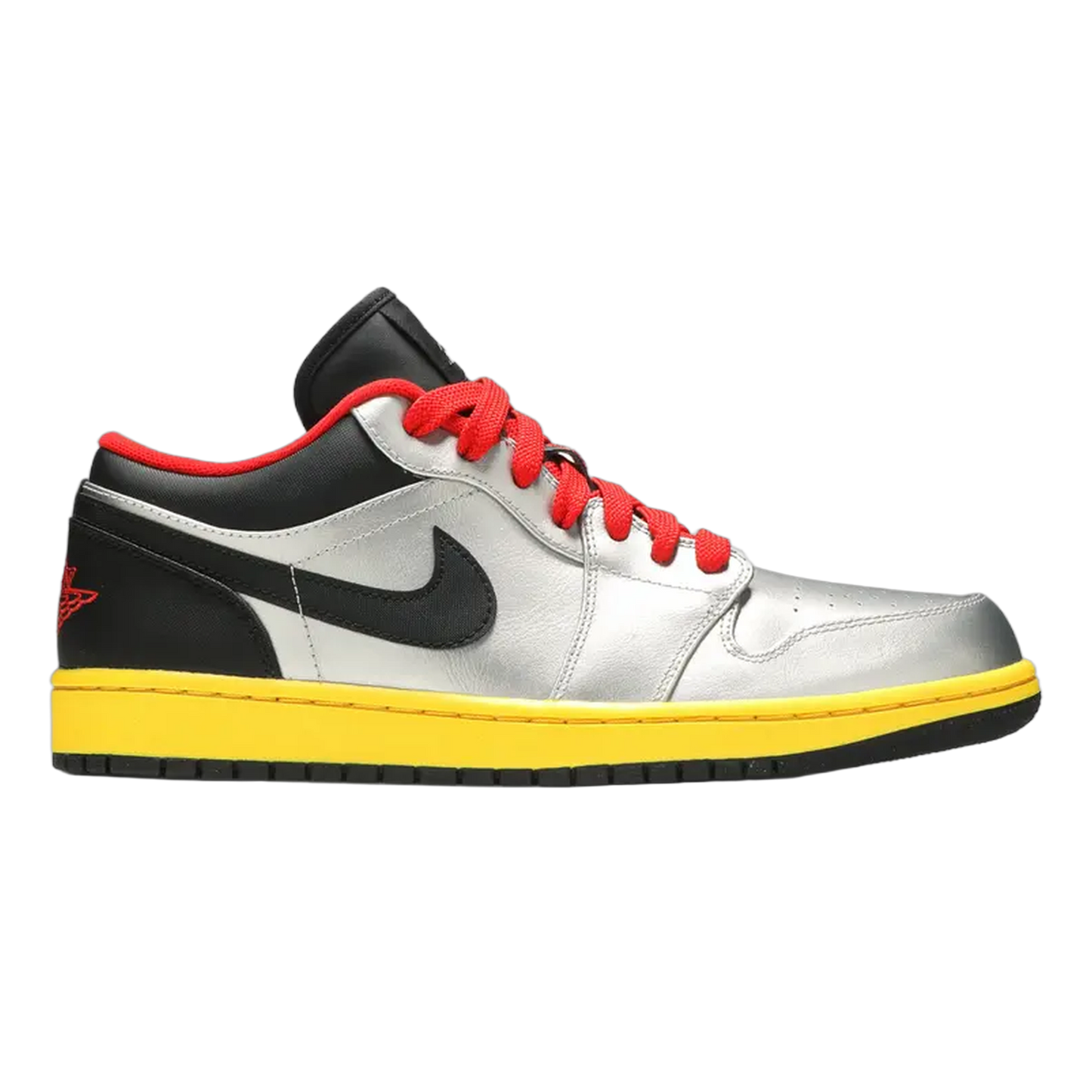 Nike Air Jordan 1 Low Silver Black Yellow 553558-023