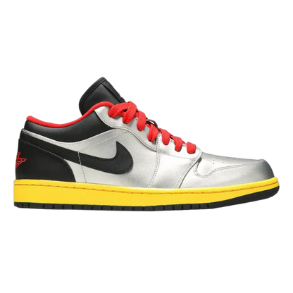 Nike Air Jordan 1 Low Silver Black Yellow 553558-023
