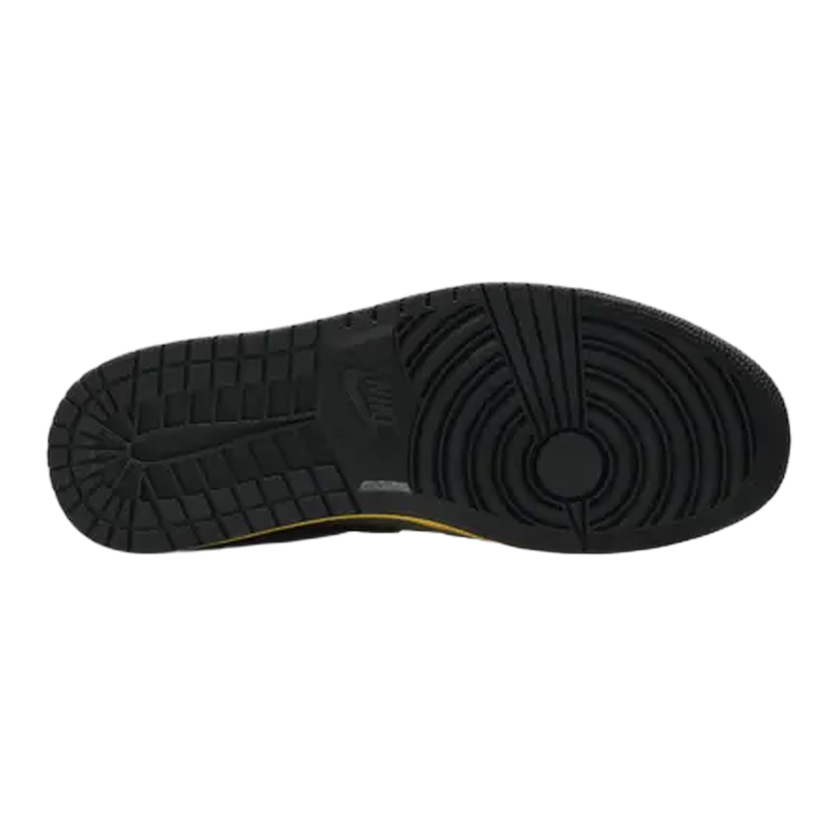 Nike Air Jordan 1 Low Silver Black Yellow Sohle