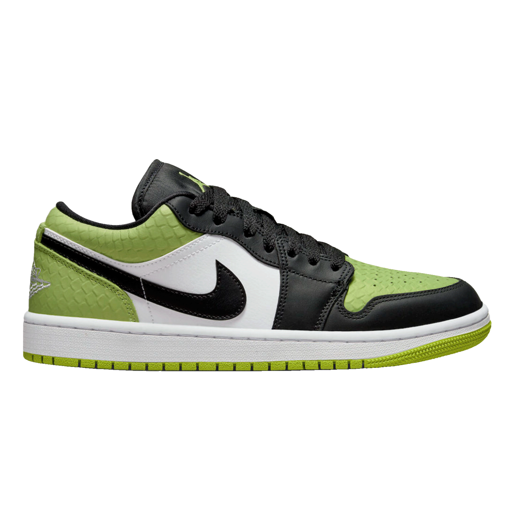 Nike Air Jordan 1 Low Snakeskin Vivid Green (W)
