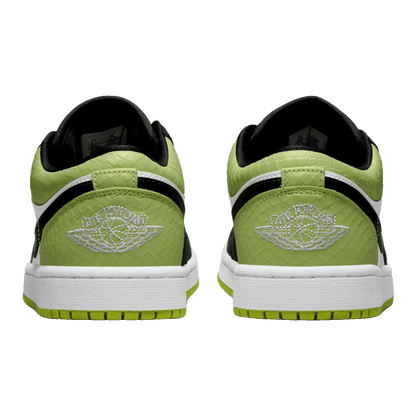 Nike Air Jordan 1 Low Snakeskin Vivid Green (W) Back