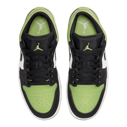 Nike Air Jordan 1 Low Snakeskin Vivid Green (W) Oben