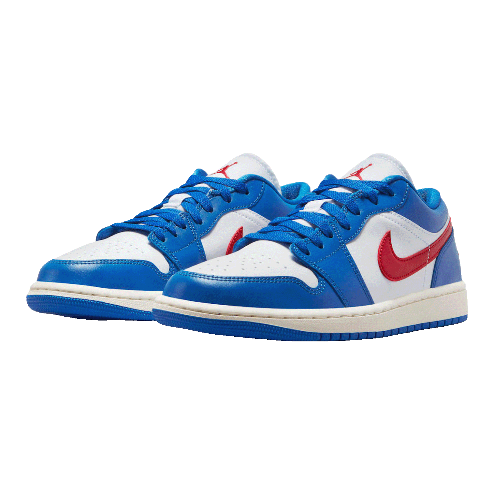 Nike Air Jordan 1 Low Sport Blue Gym Red (W) Side