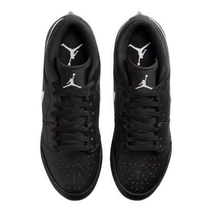 Nike Air Jordan 1 Low TD Cleat Black White Oben