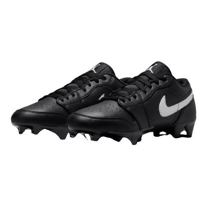 Nike Air Jordan 1 Low TD Cleat Black White Side